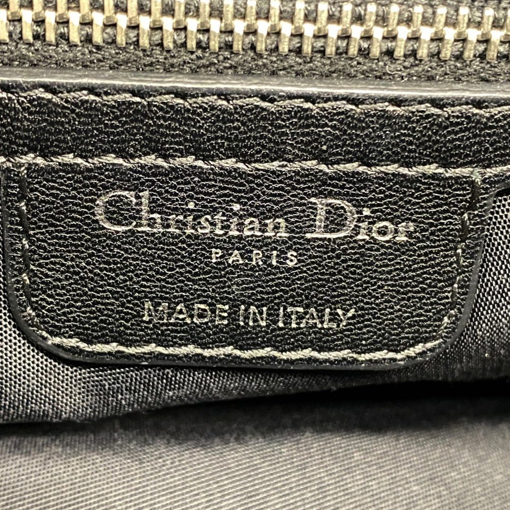 CHRISTIAN DIOR Black Leather Cannage New Rock Shoulder Bag - Picture 5 of 14